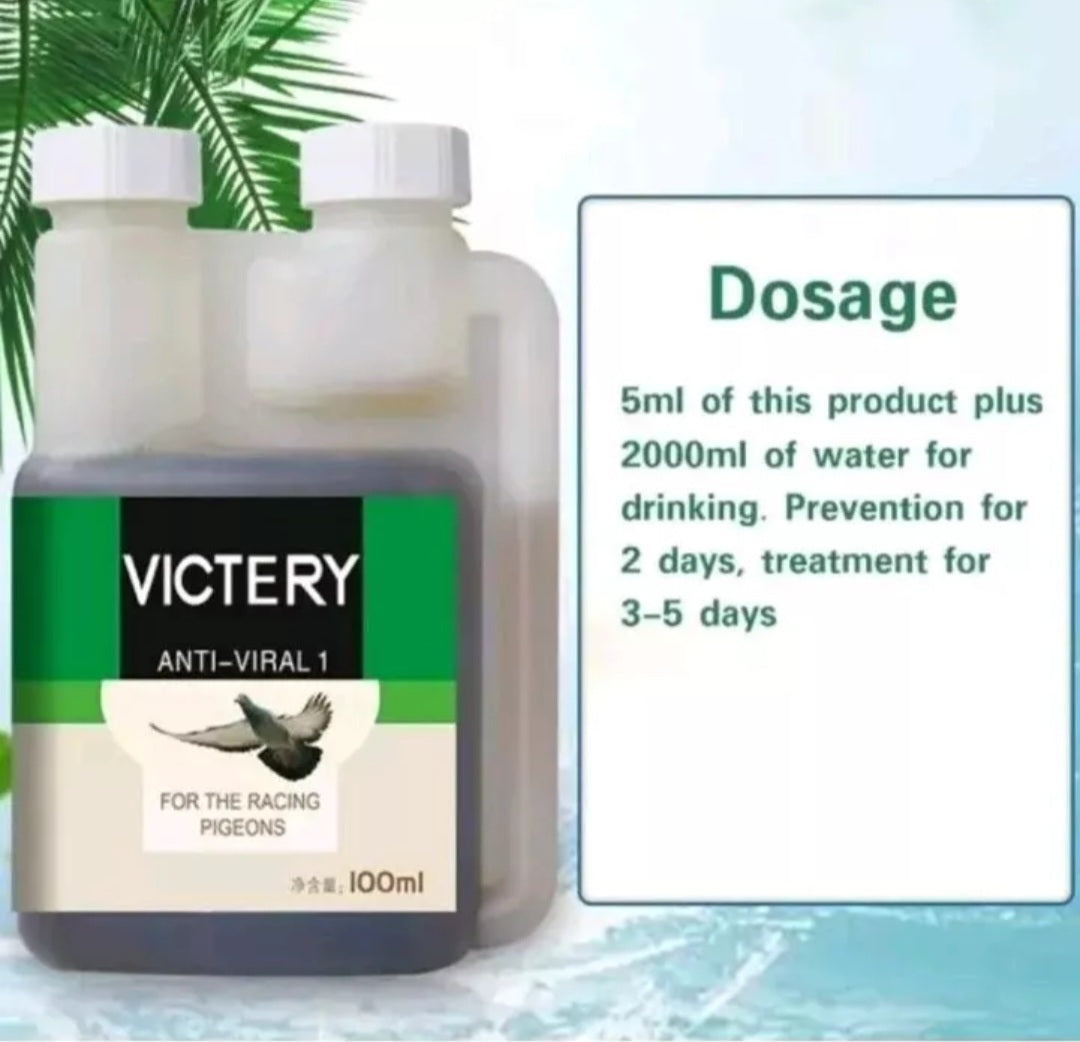 Racing Pigeons Antibacterial Salmonella Escherichia Coli water additive