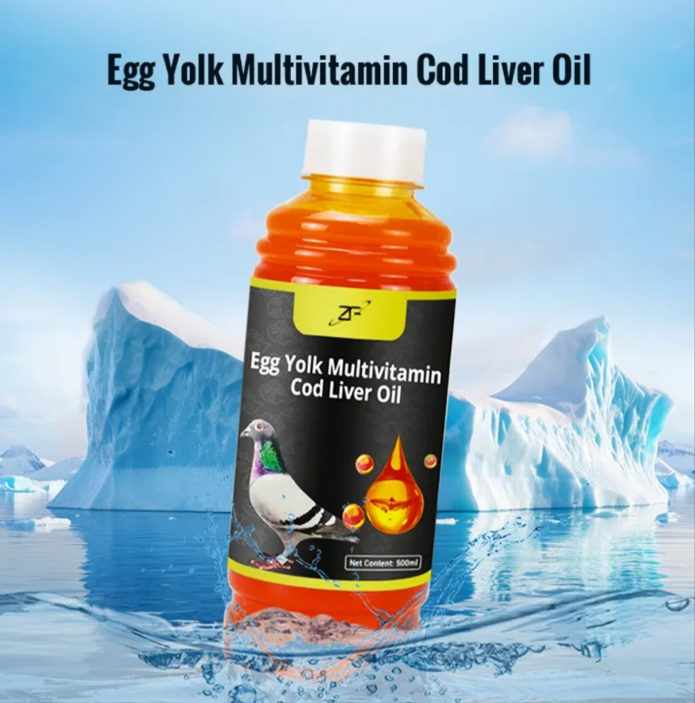 Multi vitamins Cod liver oil 500ml Deep Sea Fish Liver Oil Pigeon Vitamins
Pigeon Medicine Pigeon Supplements