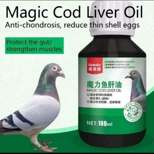 Magic Cod oliver Anti-chondrosis, reduce thin shell eggs, Protect the gut and strengthen muscles